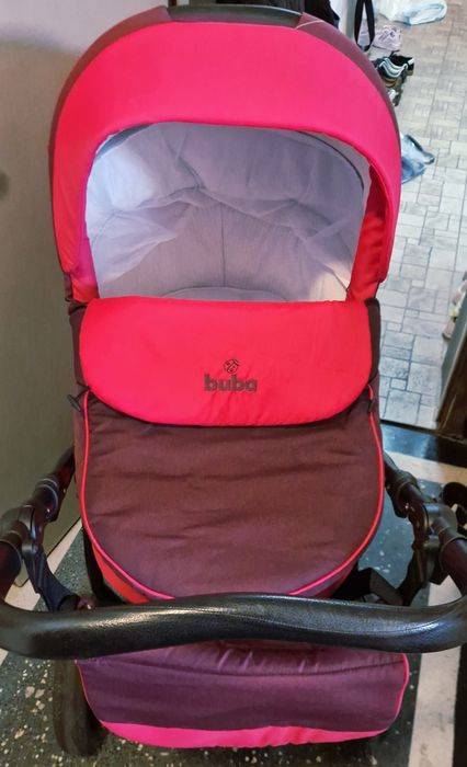 бебешка количка buba 3в1, пълен комплект