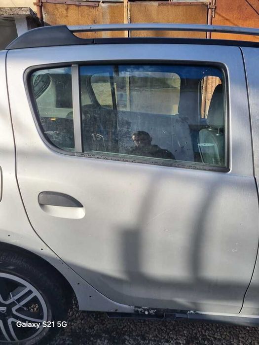 Usa Dreapta Spate Dacia Sandero 2 Stepway 2012 - 2016 SUV 4 Usi PLATINUM SILVER Ted69 ...