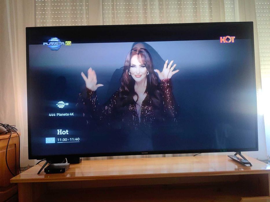 Смарт Телевизор 65" 4K Ultra HD с Android– Като нов!