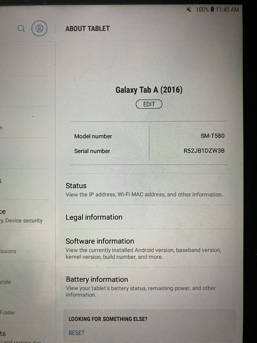 Samsung Galaxy Tab A 2016