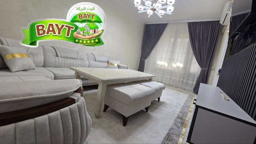 2/2/4, Чиланзар 12, Разделка, Евро+Меб+Тех продаётся квартира ~