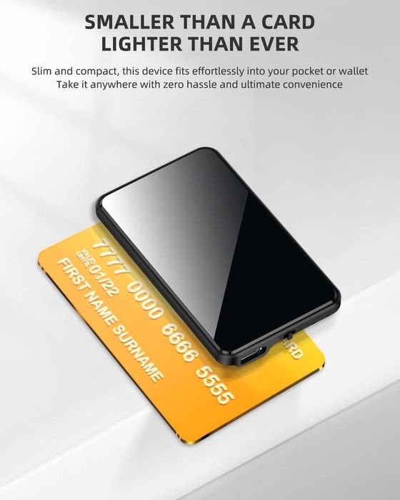 128GB гласов рекордер, аудио рекордер с AI-интелигентно шумопотискане