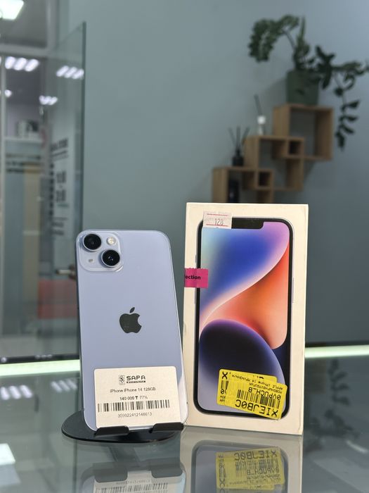 айфон 14 синий 77%