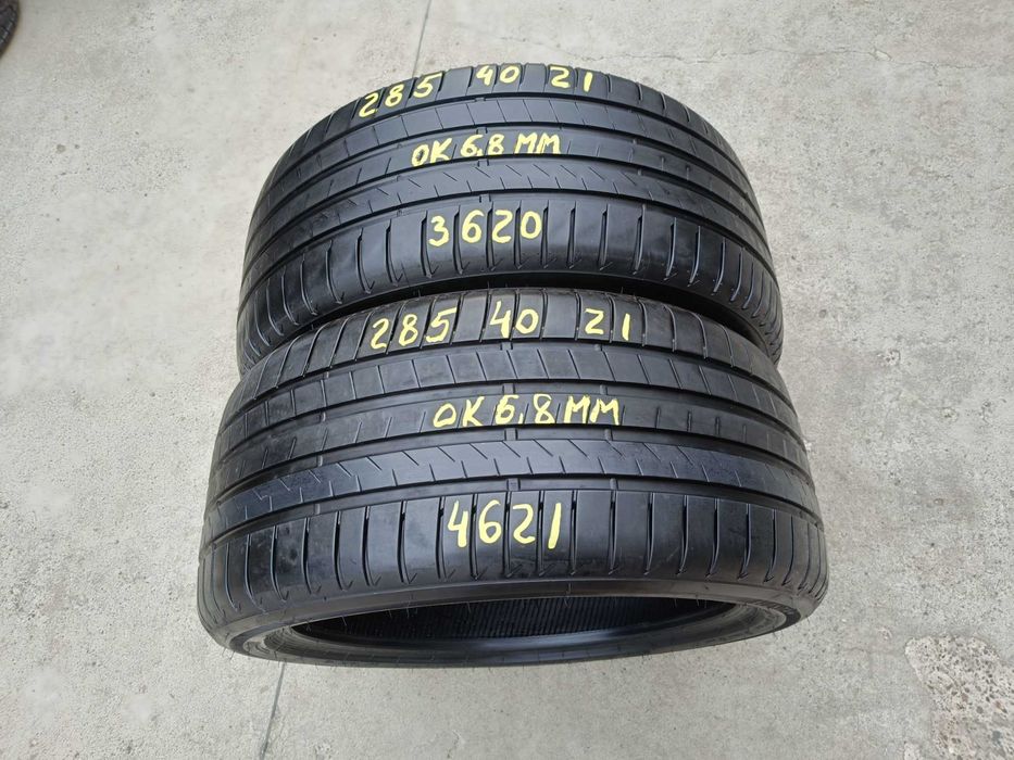 Doua anvelope vara 285 40 21 bridgestone alenza 001 profil 6,8 mm
