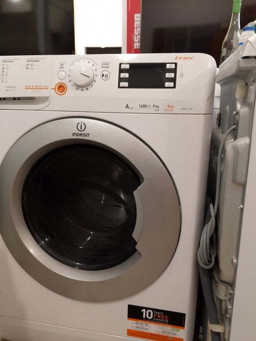 Mașină de spălat rufe cu uscător Indesit,9/6kg,1400rpm