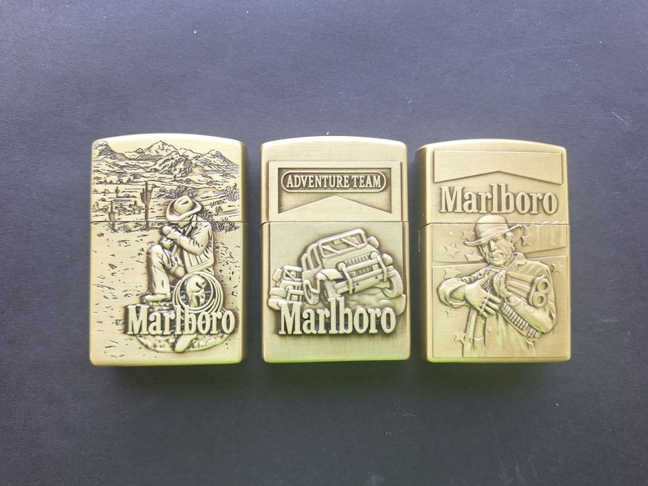 Газови запалки Marlboro-тип Zippo (3бр. за  12 евро)