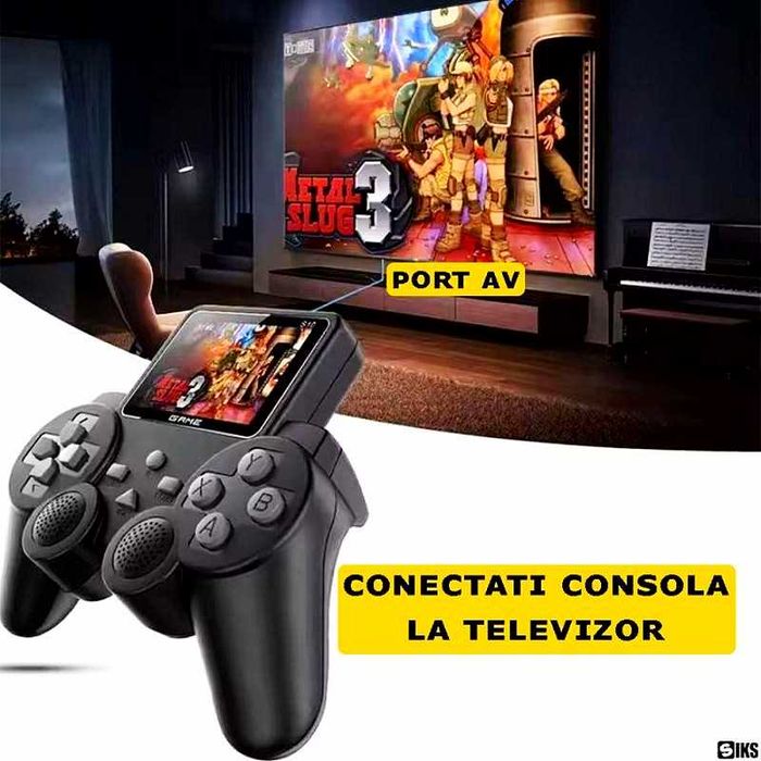 Consola Jocuri Video Retro Controller Portabila 520 Jocuri Acumulator