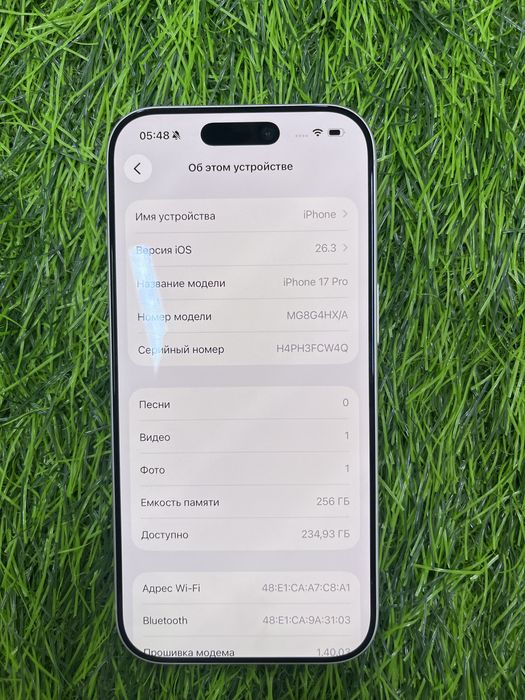 Iphone 17 pro/256 гб