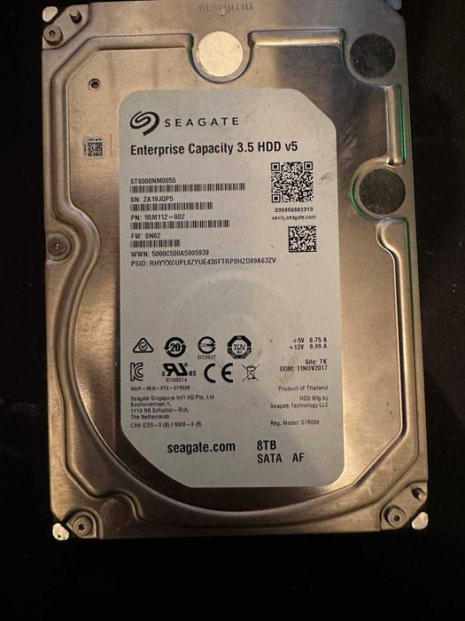 Жесткий диск Seagate 8 ТБ HDD 8TB