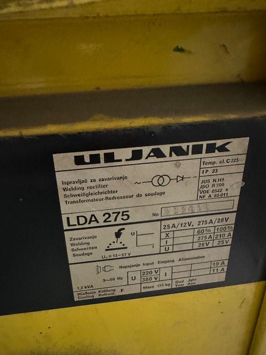 Трифазен заваръчен IdealarcDC 400  и ESAB LAE 1250