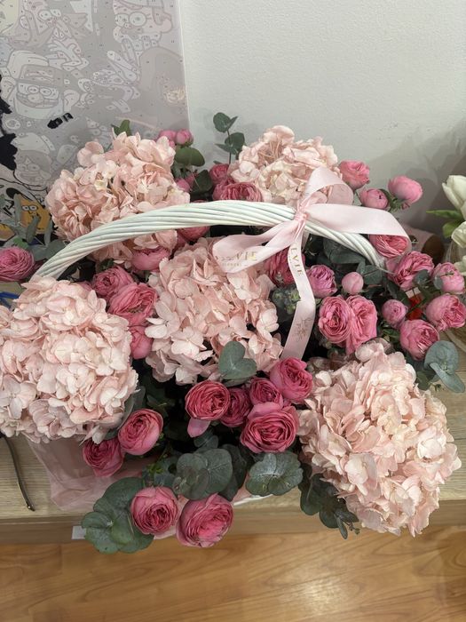 Корзинка цветами