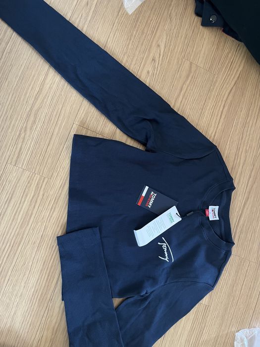 Укороченый лонгслив Tommy Hilfiger