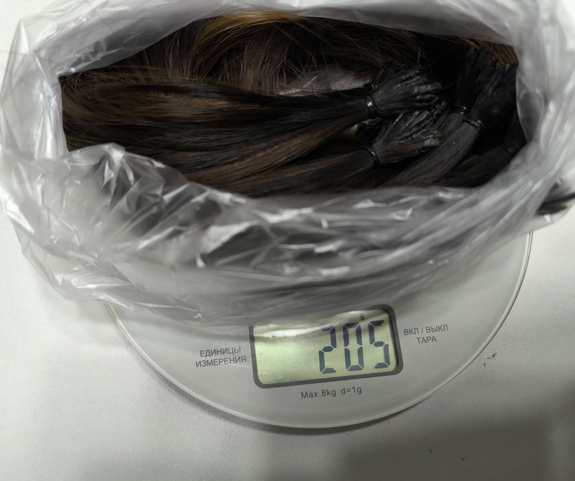 Волосы натуральные 70см 200гр