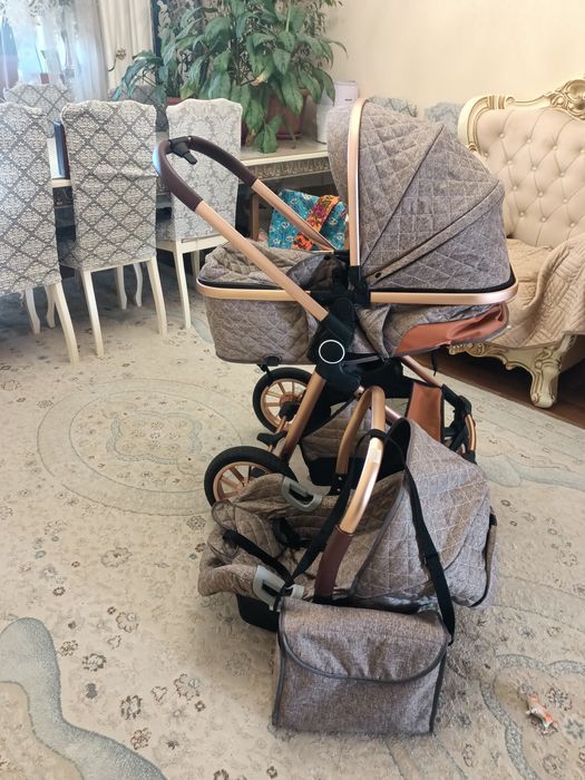 Детский коляска зима лето