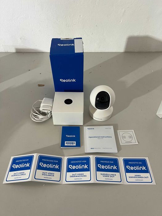 Reolink E1 4MP 2K - Camera de supraveghere WiFi interior, 360 grade, Auto-Tracking