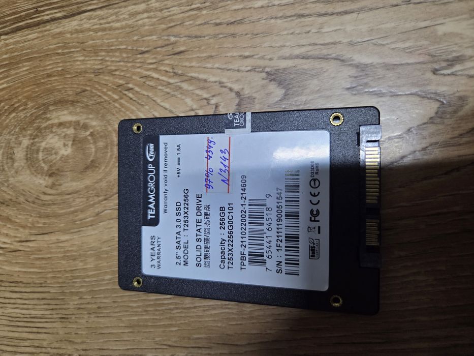 Ssd 256гб, 480Гб, 1Тб 2,5