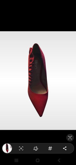 Pantofi cu toc din catifea Liu Jo