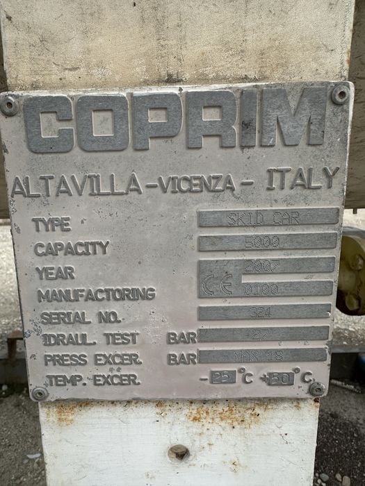 Skid GPL 5000 litri