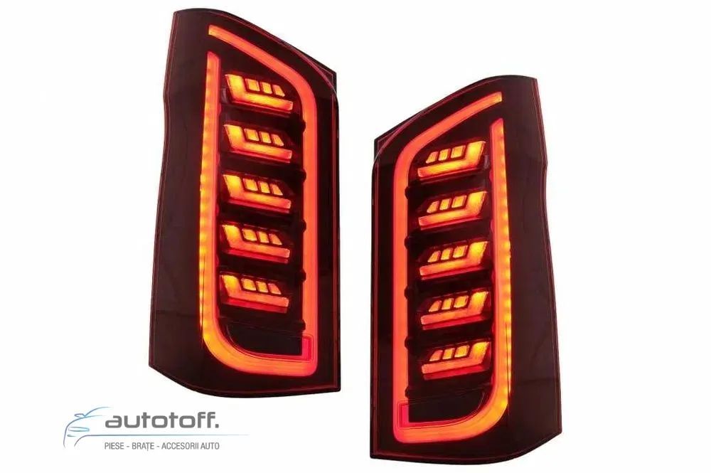 Stopuri Full LED compatibil Mercedes V-Class W447 (2014-2019) Fumurii