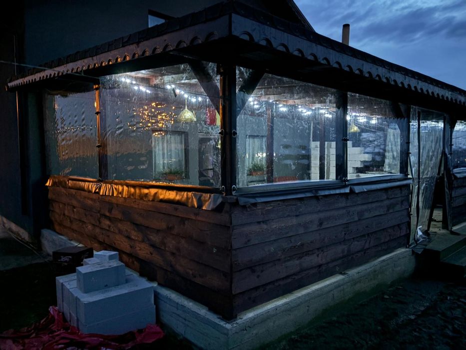 Folie terase si foisoare, folii terasa transparenta