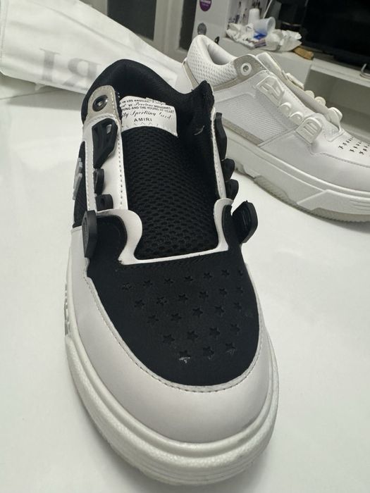 Обувки Amiri черно с бяло