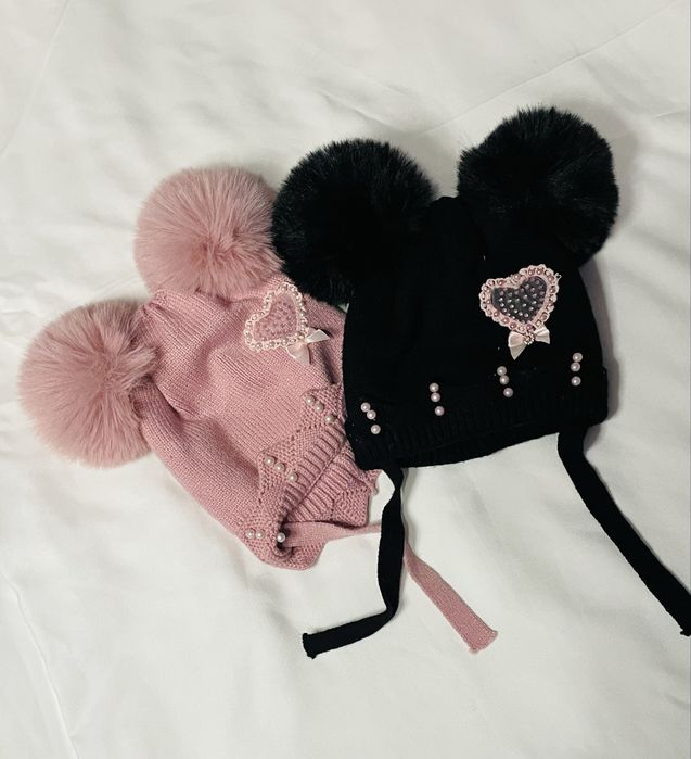 Bolalar qishki shapkalar, issiq va qulay – 2 dona 90 so‘mga