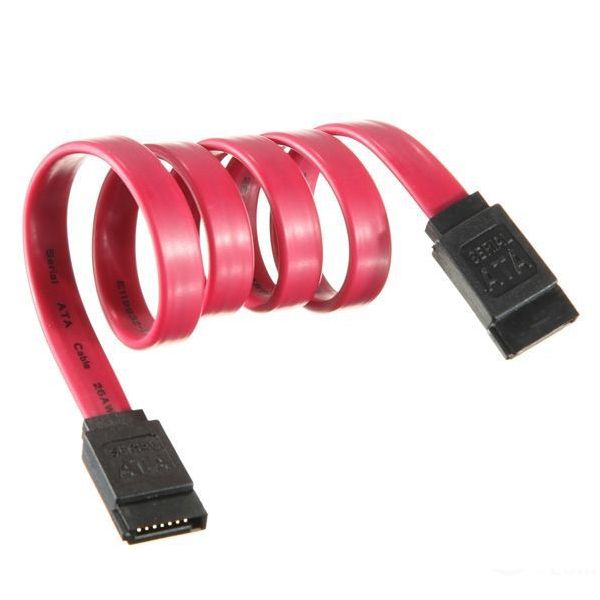 Кабель интерфейсный, для HDD/SSD Sata-Data, 6.0 Gbit/s/Черные Красные