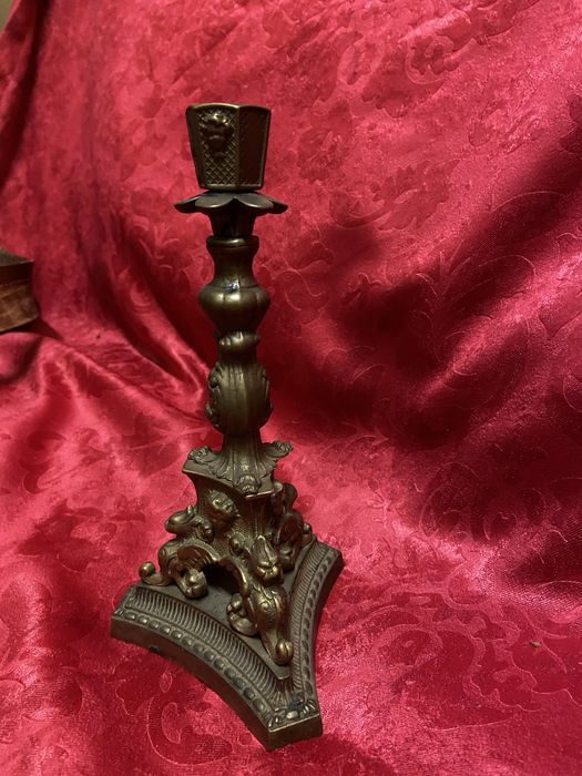 Свещници стари бронз 4бр