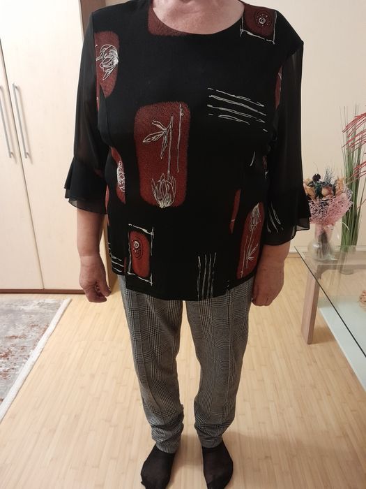 Bluza voile mas.XXXL și blazer mas.60