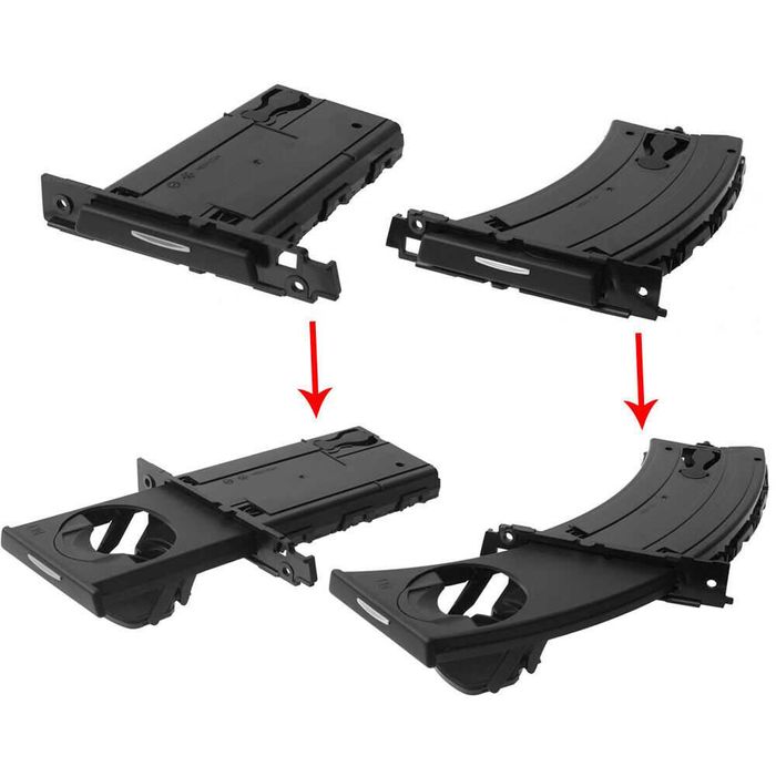 Поставка за чаши Bmw e90 / e91 / e92, черна, cupholder, бмв е90