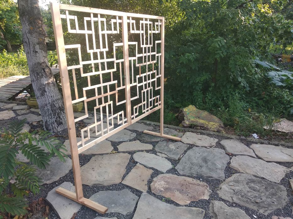 Дървени стени, пана, огради