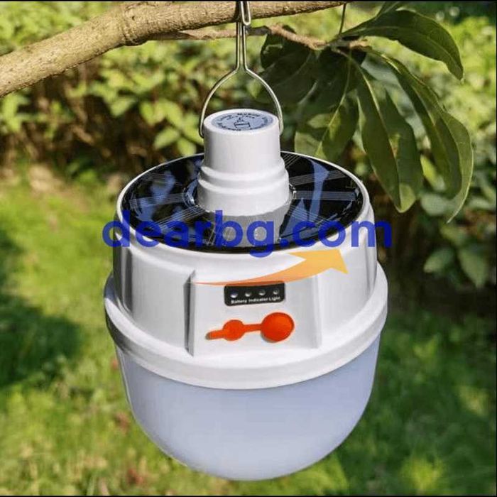 Соларна къмпинг лампа за окачване 2022, LED