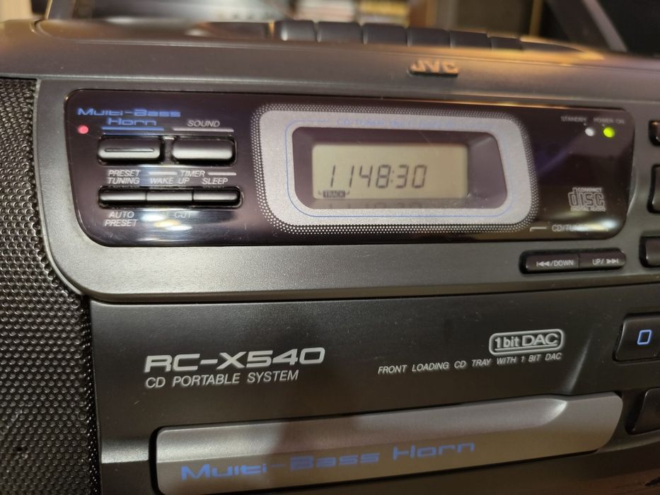 Radiocasetofon cu CD JVC RC-X540 Boombox