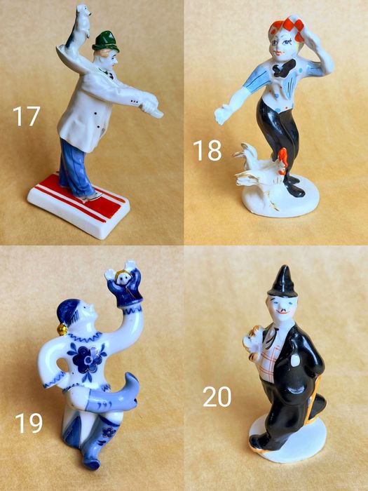 Фарфоровая статуэтка редкая лфз дулево гжель дфз Вербилки тфз зхк