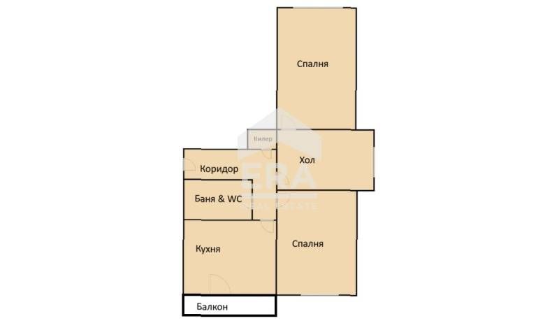 ЕРА Фаворит продава тристаен тухлен апартамент в кв. Рено, гр. Перник - снимка 1