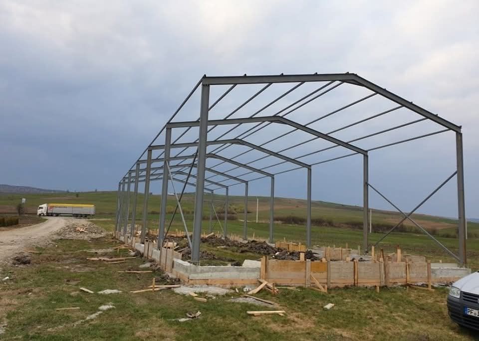 Structura metalica din profile ipe hala