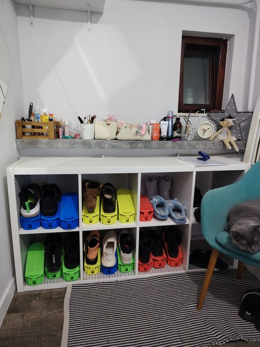 Etajera IKEA Kallax alb 77x147cm