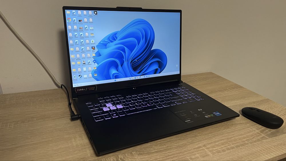 Laptop gaming asus TUF F17 i5 16gb ram 1.5 tb ssd rtx 3050 144hz cu garantie