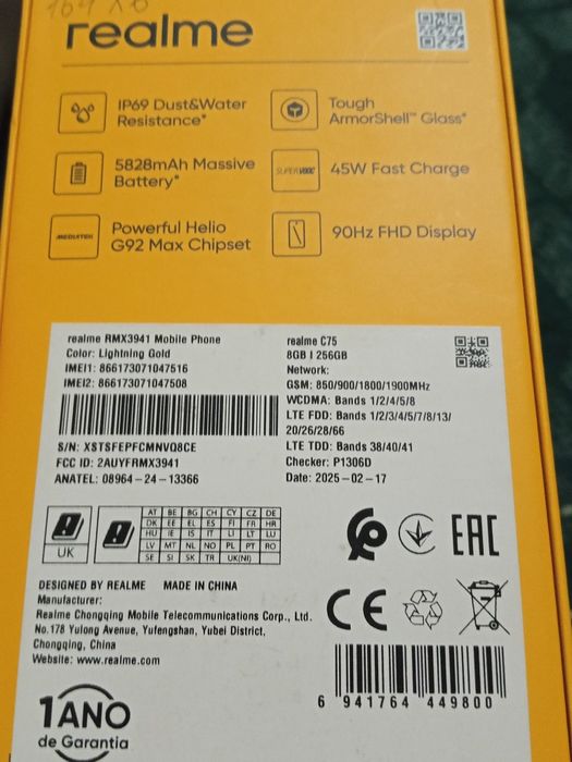 REALME C75  kelishiladi