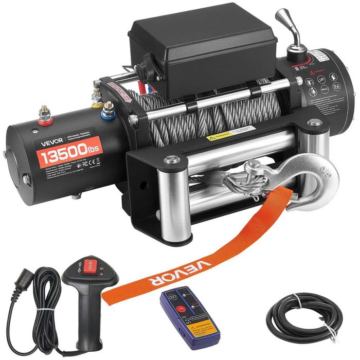 Troliu 12V Select Line 13500 LBS | 6200 KG | Wireless + Fir | Preț Imbatabil | Transport GRATUIT