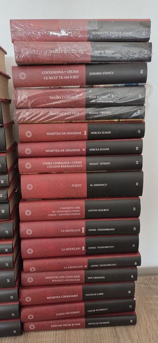 Carti autori români colecție de 52 volume premium