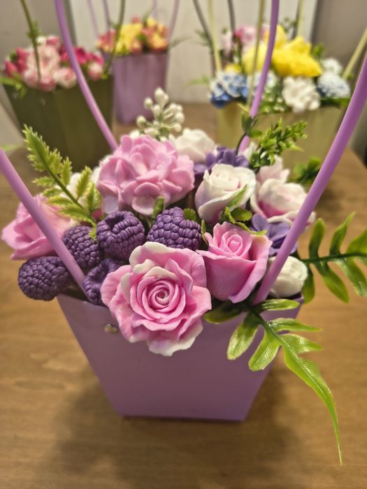 Ароматни букети от глицеринов сапун