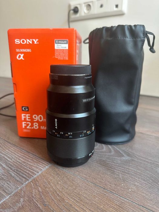 Sony FE 90mm f/2.8 Macro G OSS – Пълен комплект