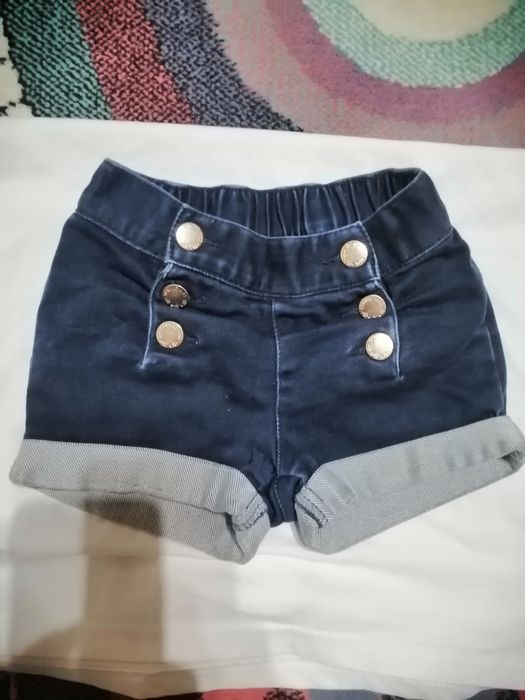 Красивенькие джинсовые шортики для девочки 2х,3х лет