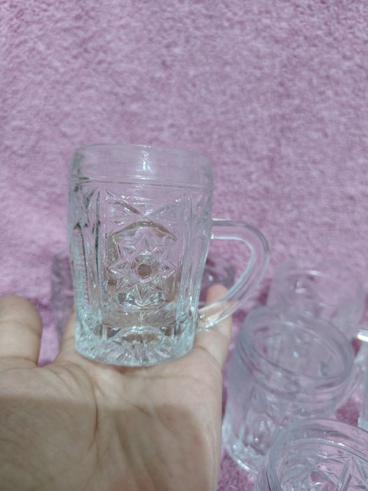 Хрустальные кружечки советского периода 8 штук.
