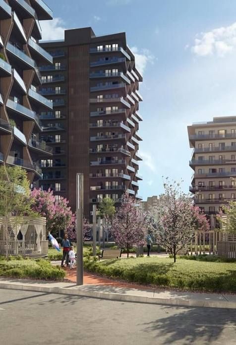 ЖК Nur Namuna 3-х комнатная квартира . 73м3+21м2.