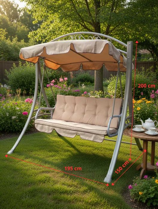 Садовые качели, 3-местные