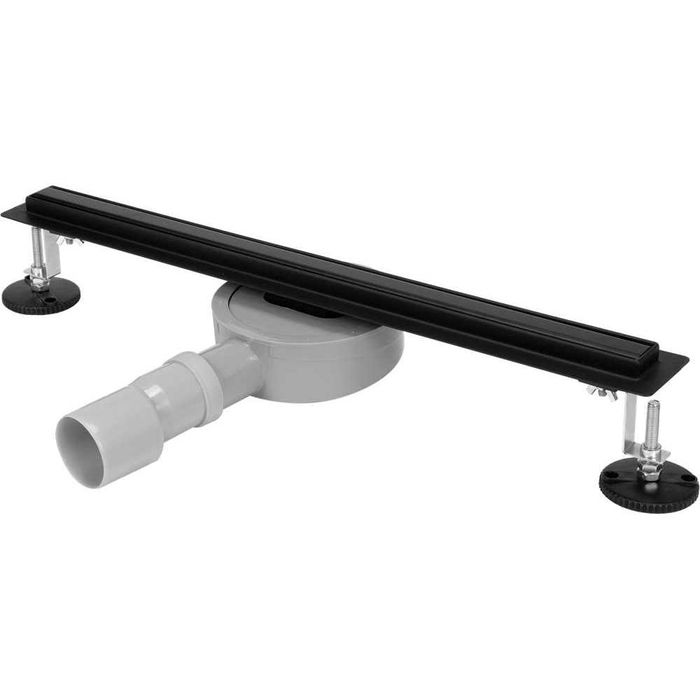 Линеен сифон FALA SLIM, черен