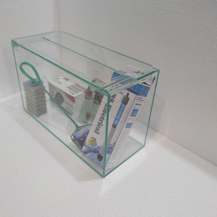 Аквариум 13 литра - оборудван