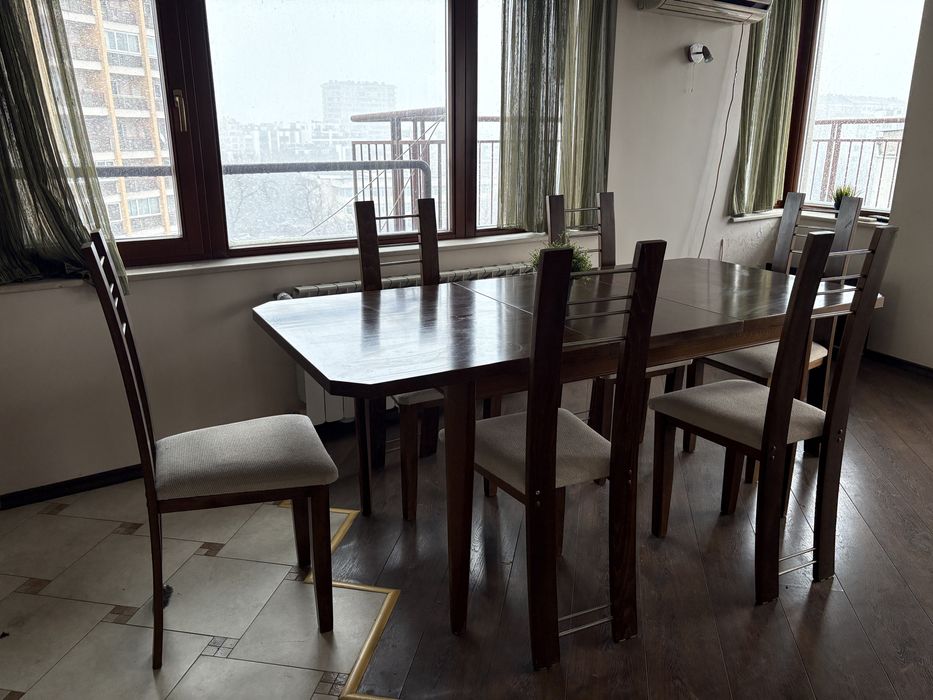 Трапезна маса + столове